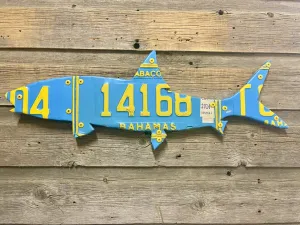 24" Bahamas Bonefish License Plate Art