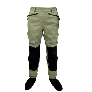 3 Layer Breathable Fly Fishing Waist Waders Stockingfoot Wading Pants