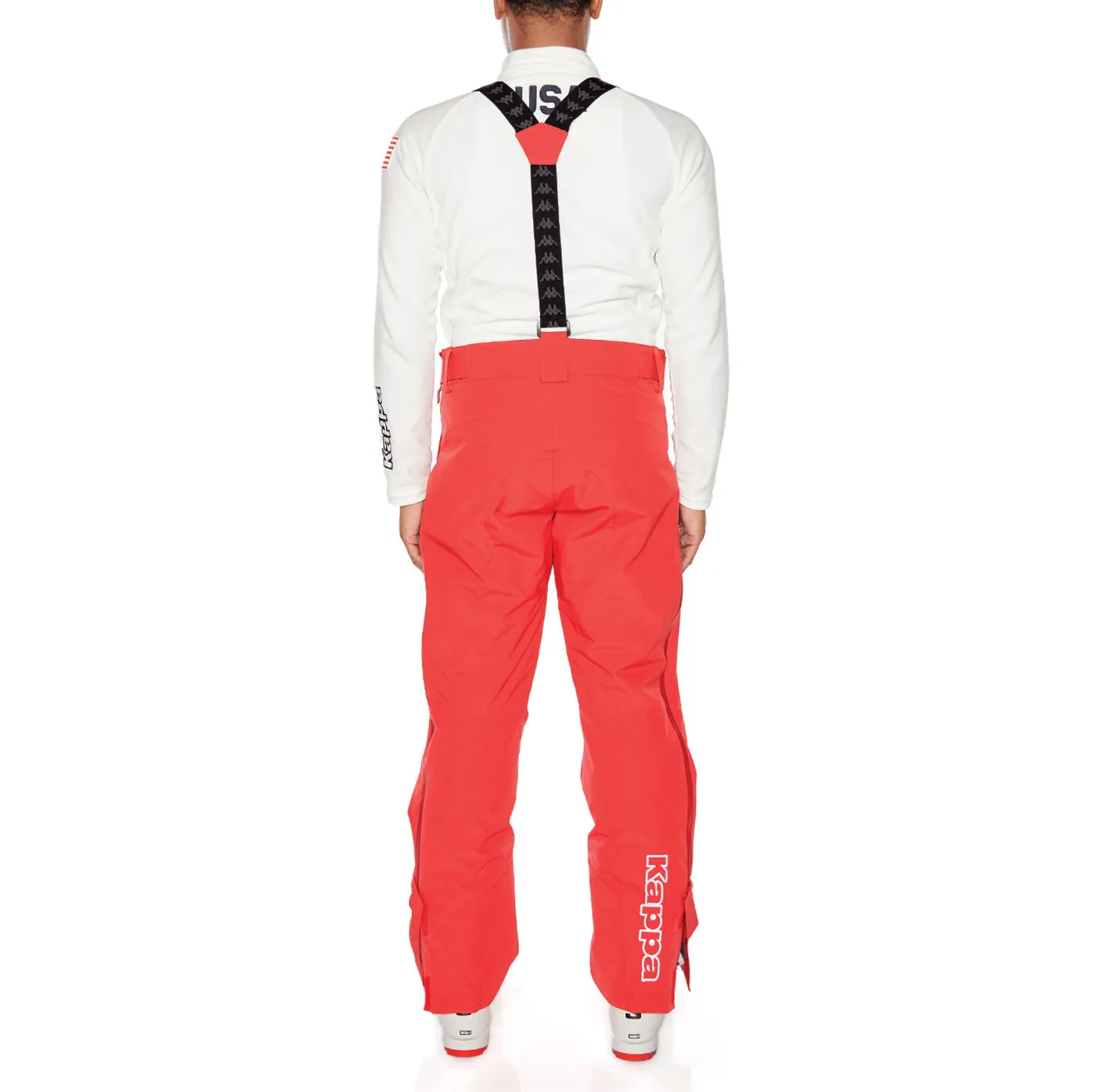 6Cento 622P US Full Zip Ski Pants - Red