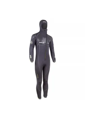 Beuchat Mens Focea Comfort 6 Hooded 7mm Semi Dry Scuba Diving Wetsuit