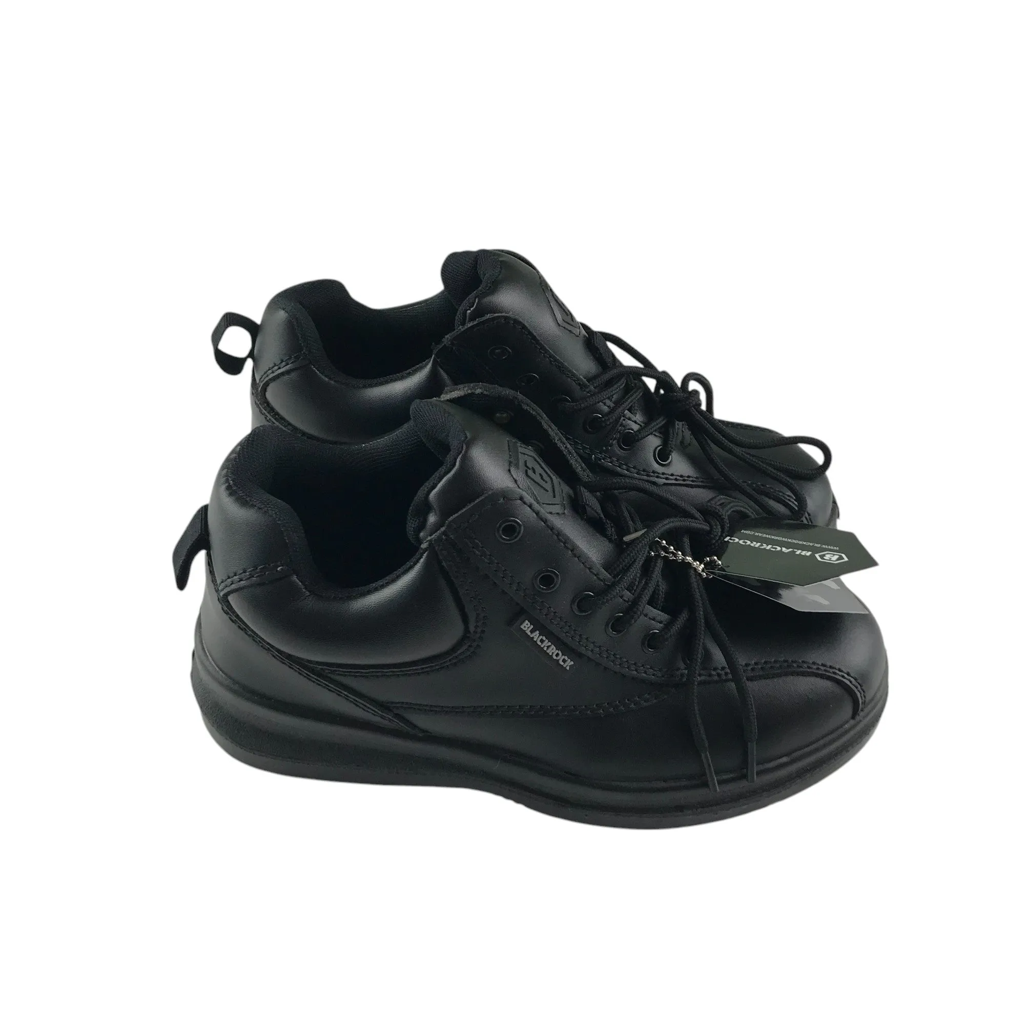 Blackrock trainers shoe size 4 black with laces