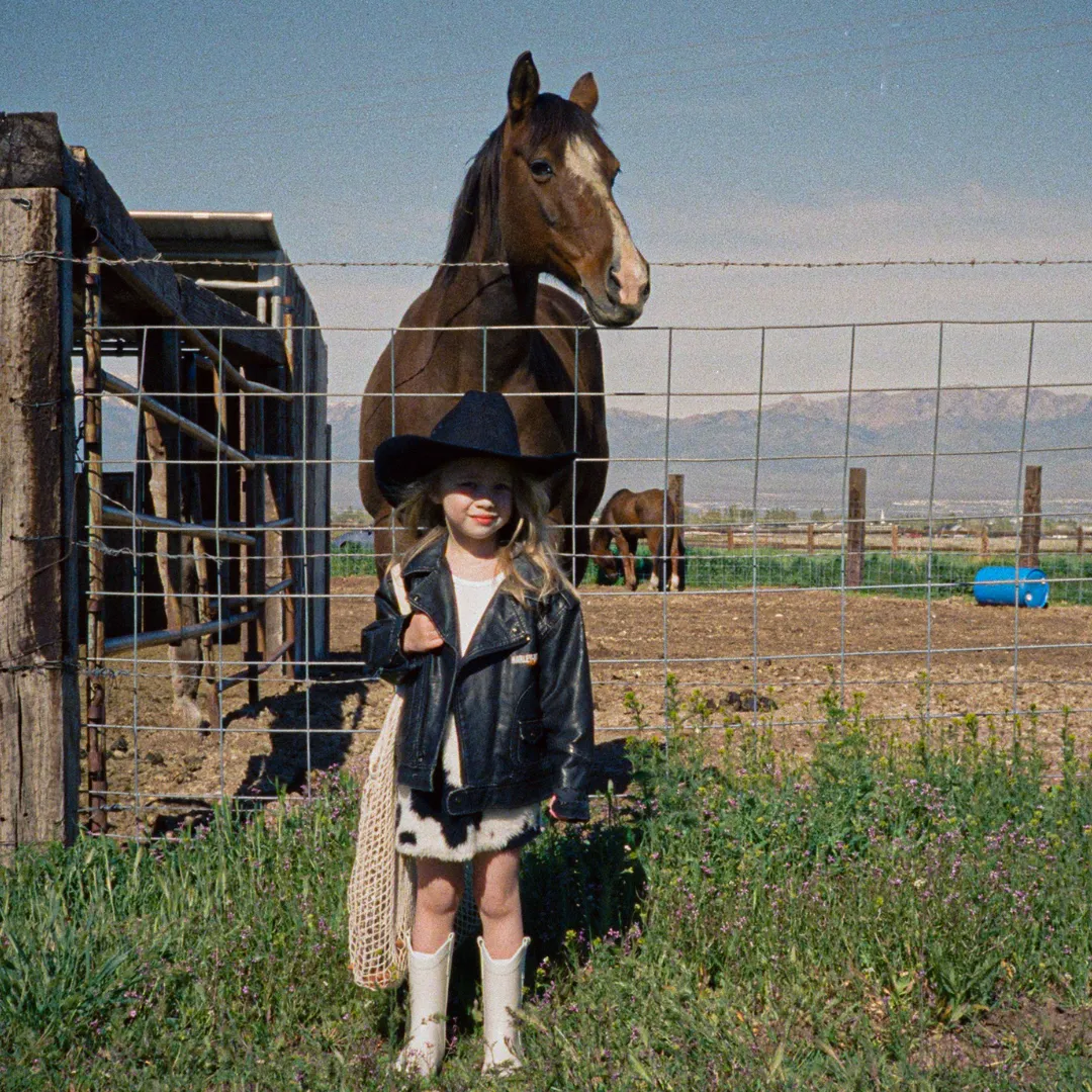 BONE WHITE KID'S ALL WEATHER RUBBER COWBOY BOOTS