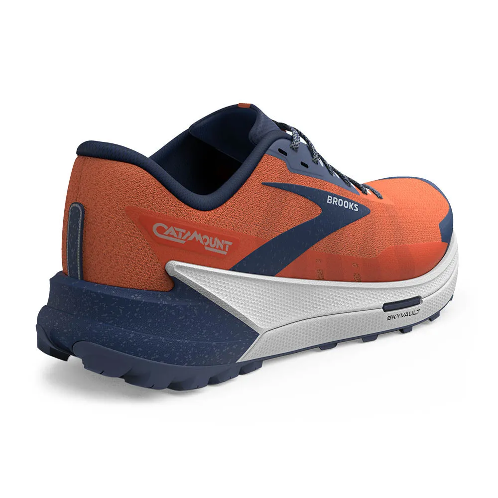 Brooks Catamount 2 (Mens) - Firecracker/Navy/Blue