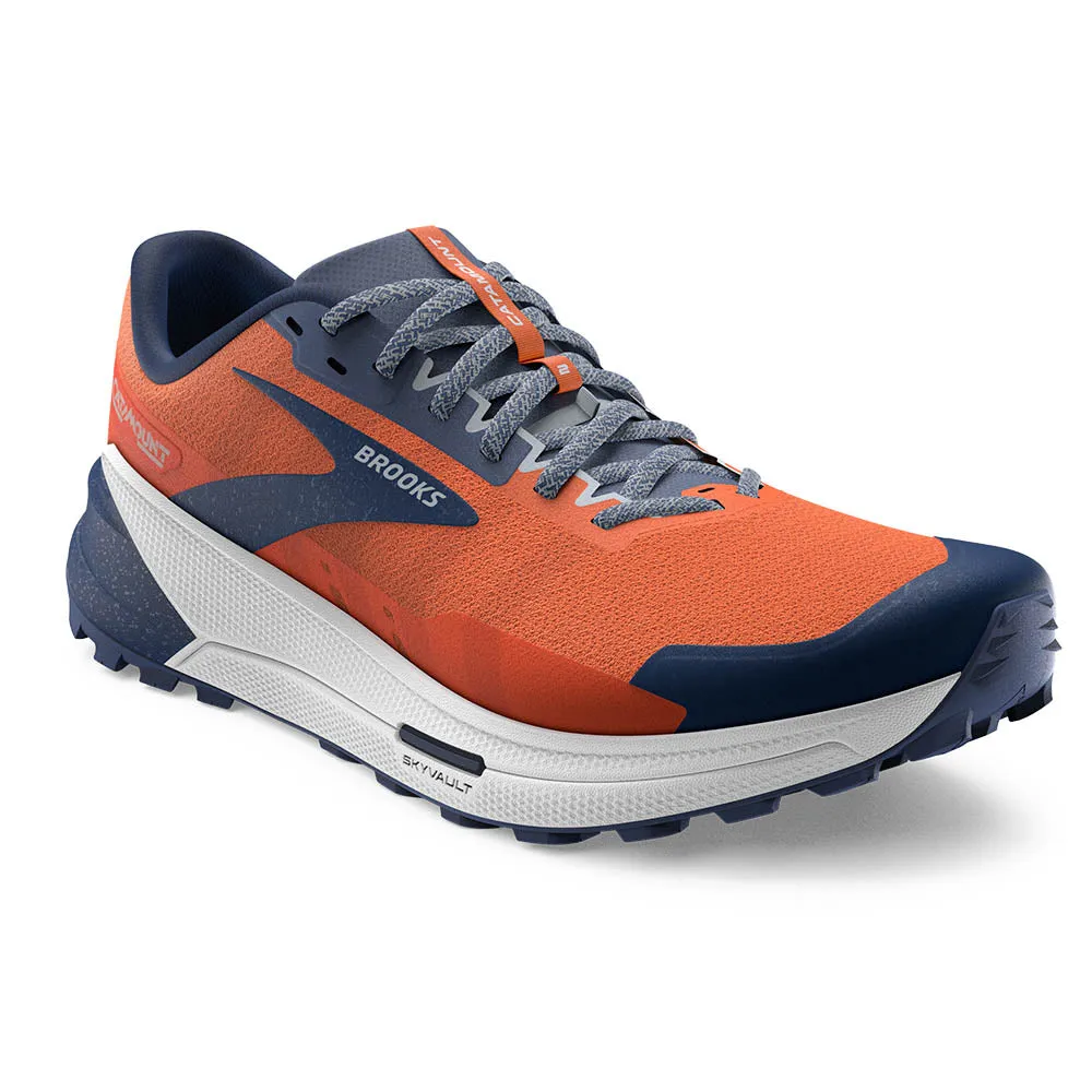 Brooks Catamount 2 (Mens) - Firecracker/Navy/Blue