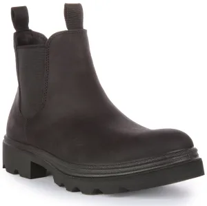 Ecco Grainer Chelsea M In Black Black For Men