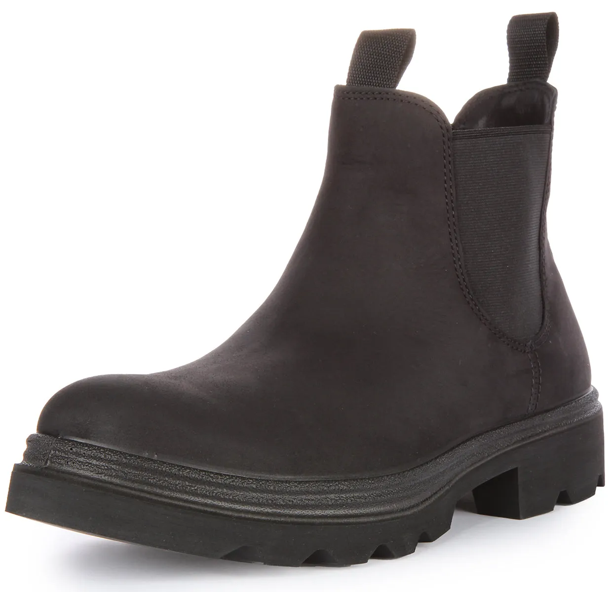 Ecco Grainer Chelsea M In Black Black For Men