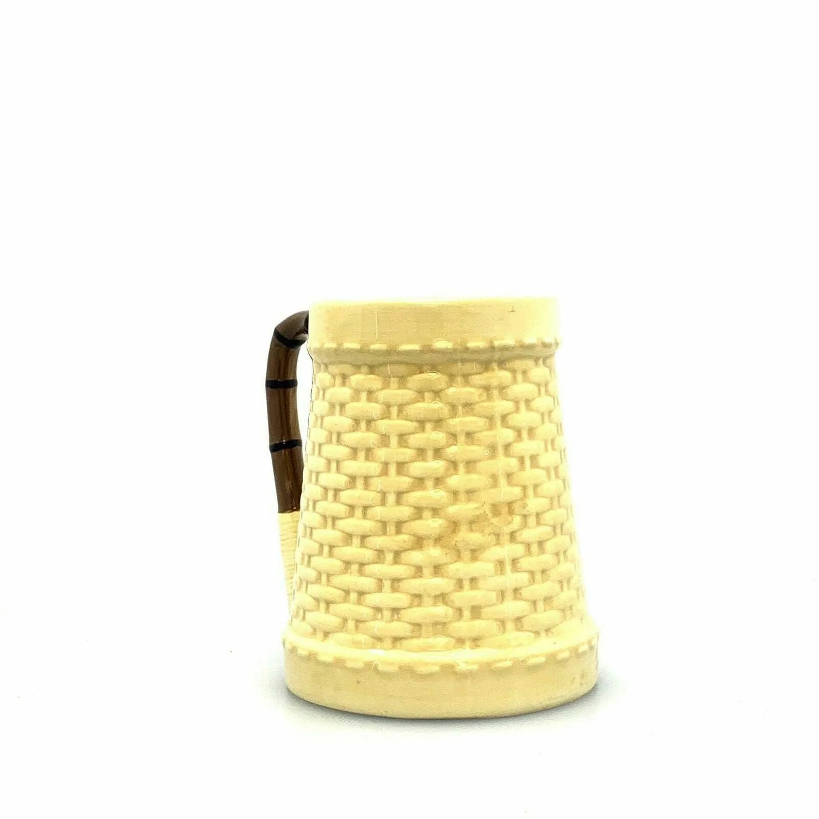 Field & Stream Fly Fishing Rod & Yellow Woven Tackle Box Drink Stein Tankard