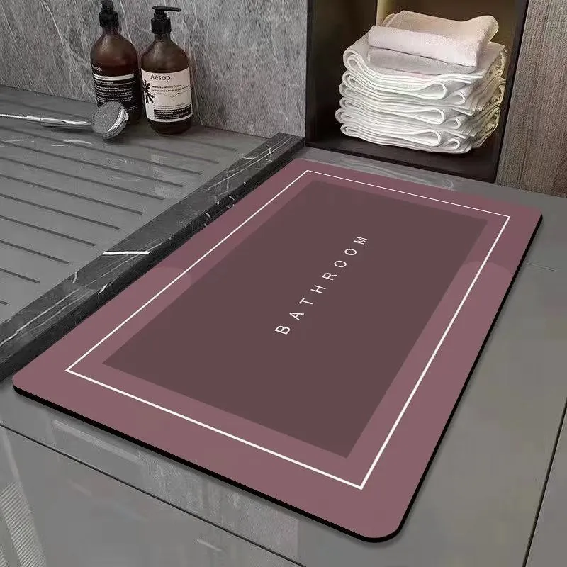 Floor mat thermoplastic rubber material TPR floor mat bathroom door mat bathroom non-slip quick-drying water-absorbing mat