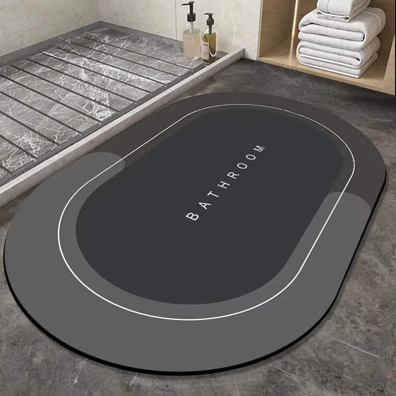 Floor mat thermoplastic rubber material TPR floor mat bathroom door mat bathroom non-slip quick-drying water-absorbing mat