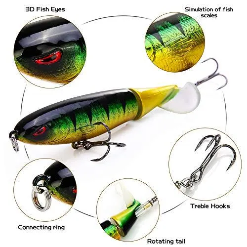 🎁Hot Sale -30% OFF🐠Rotating Spins Tail lure And Bionic Swimming Lure