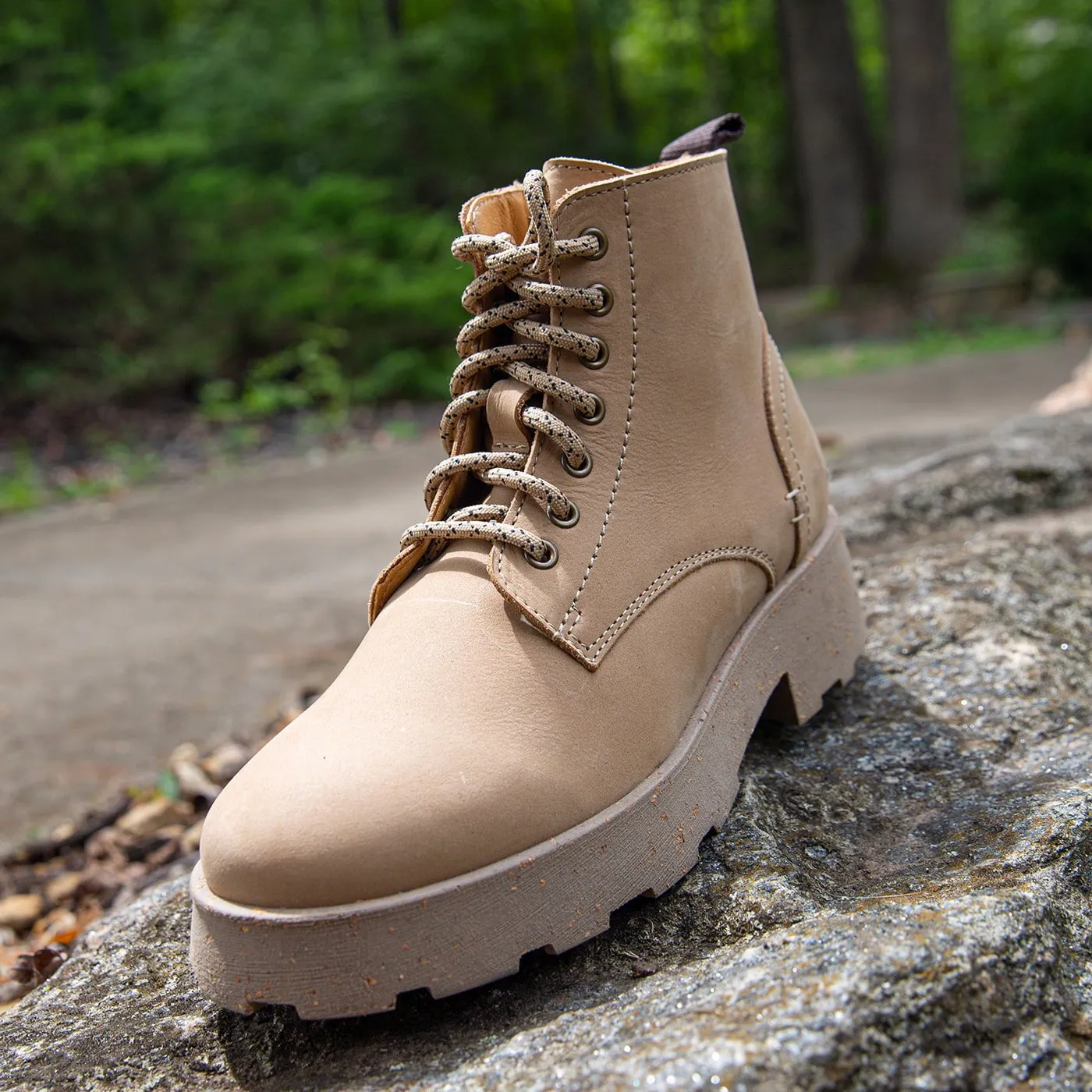 IMMERSE in BEIGE Heeled Cold Weather Boots