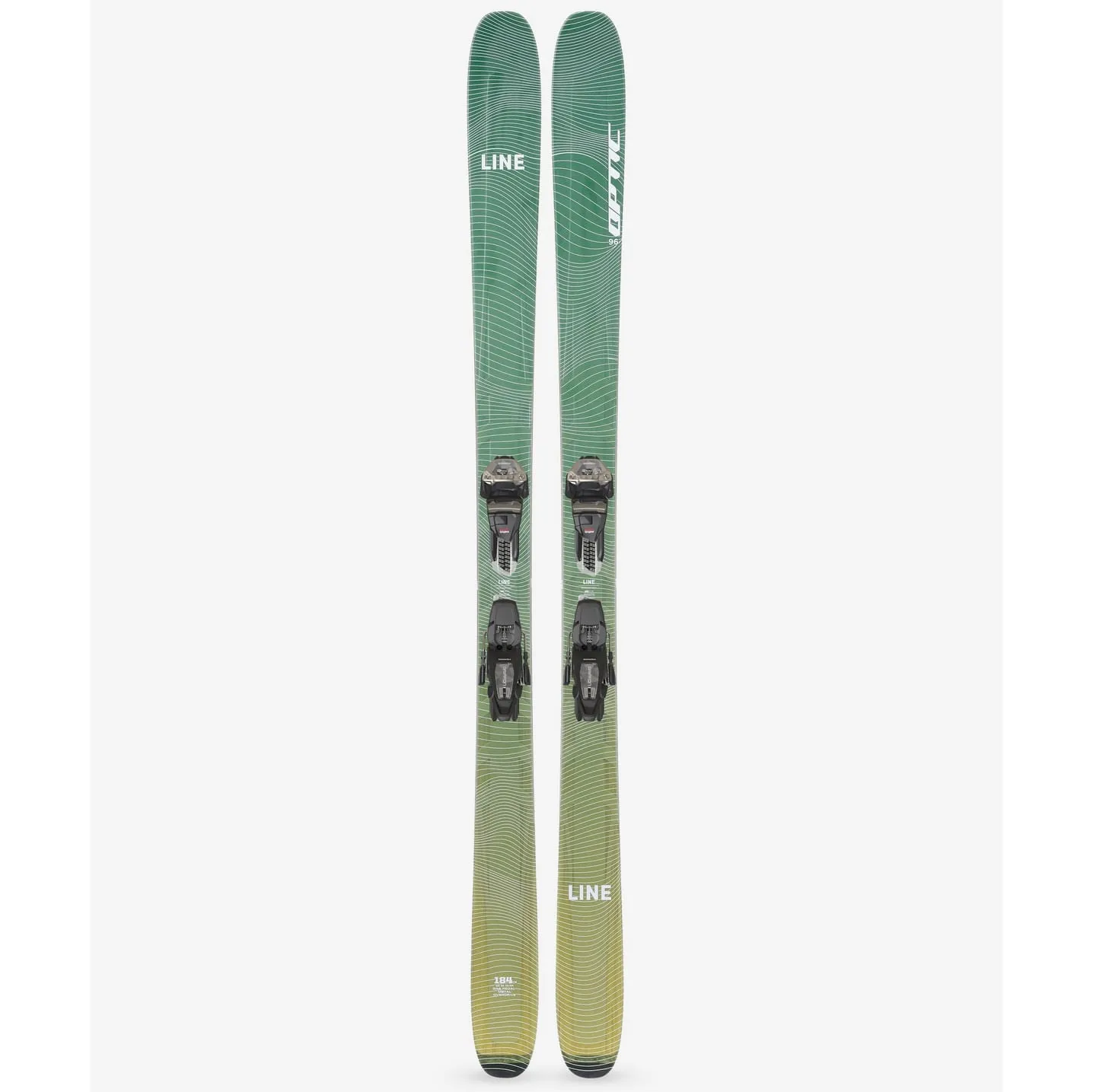 Line Optic 96 Skis with QuikClik Bindings