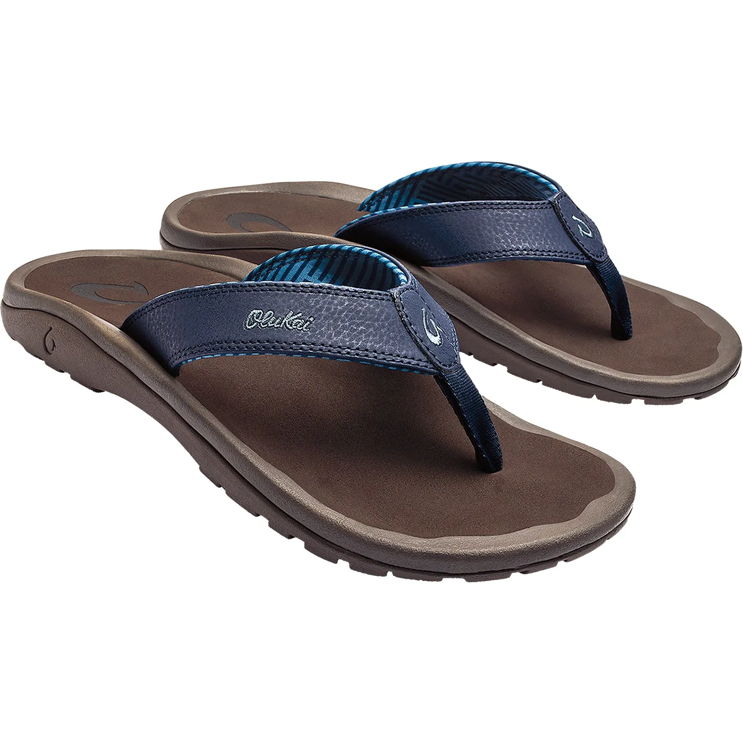 Men's OluKai Ohana Blue Depth/Espresso Synthetic