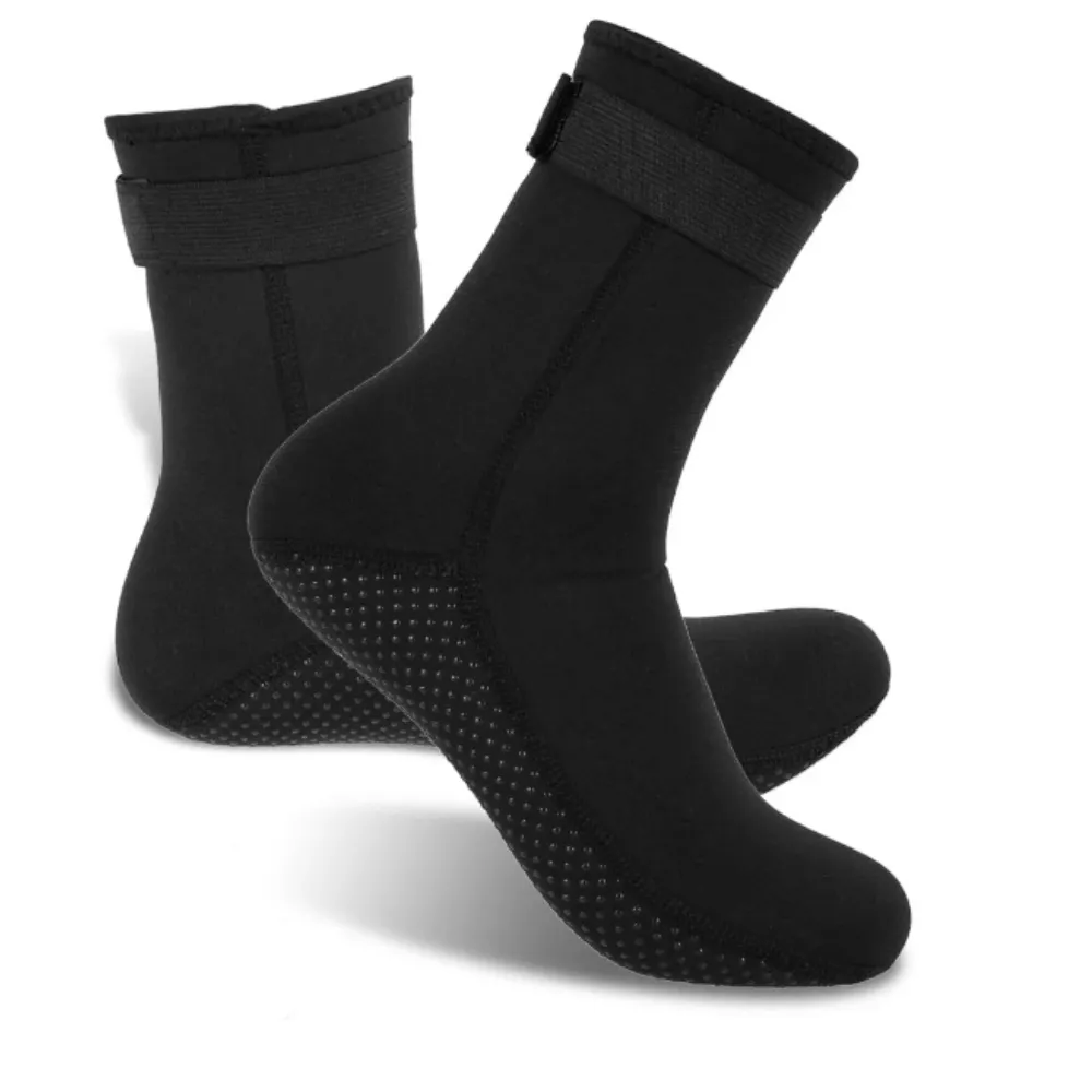 Neoprene Socks 3mm  Non-slip Black Outfish