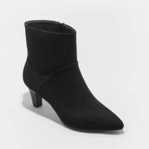 New - Women's Frances Ankle Boots - Universal Thread Black 11