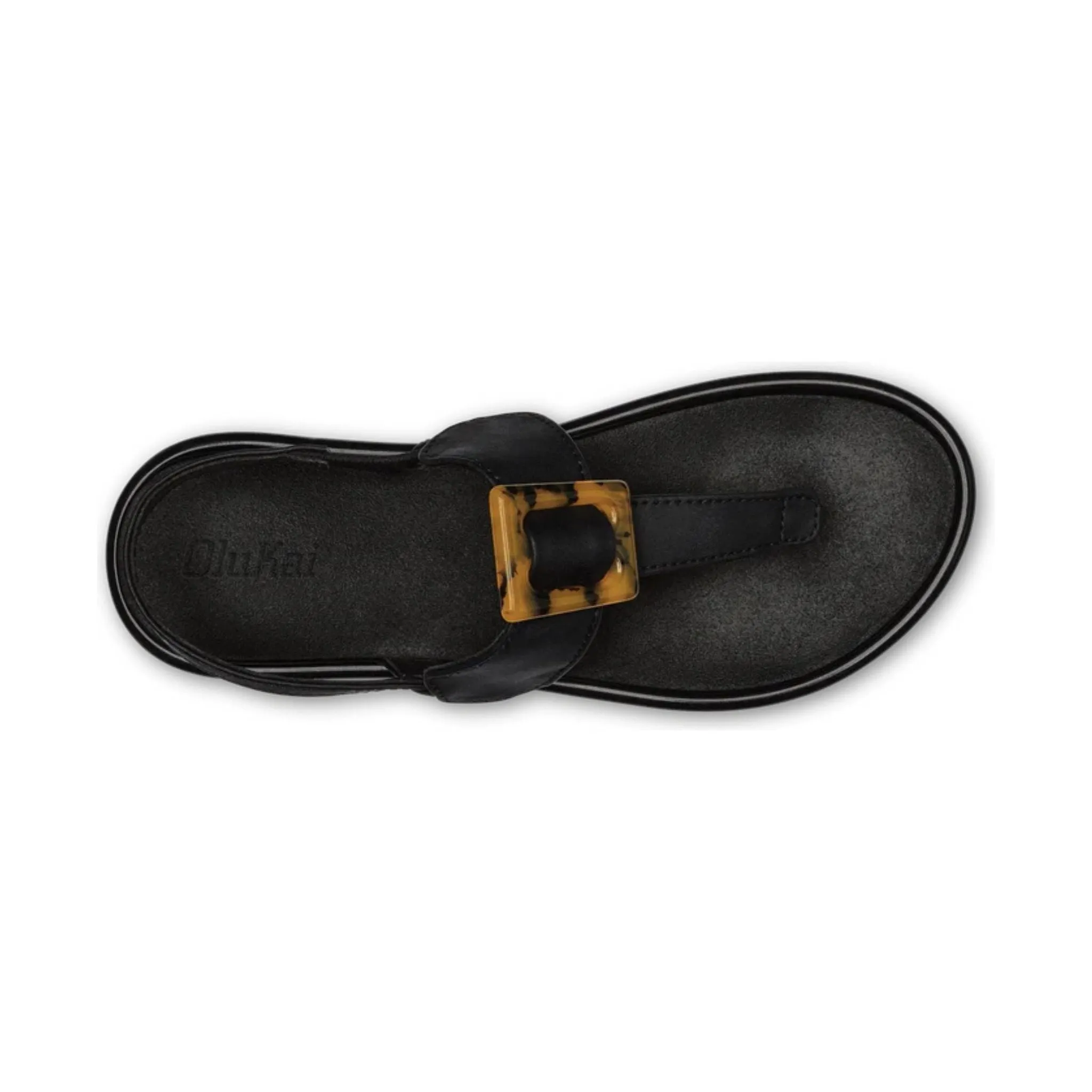 Olukai Women's Lait Bar Sandal - Black