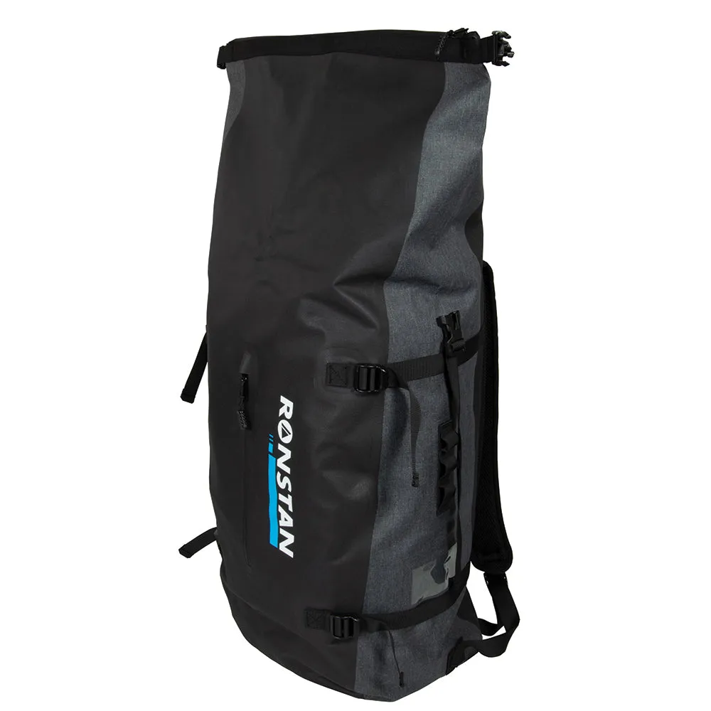 Ronstan Dry Roll Top - 55L Backpack - Black & Grey