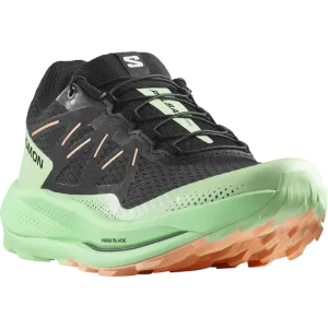 Salomon Pulsar Trail Shoes (Women's) Black / Green Ash / Cantaloupe