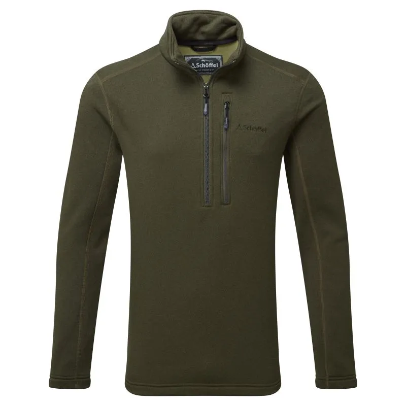 Schoffel Annan II Technical 1/4 Zip Mens Top - River Green