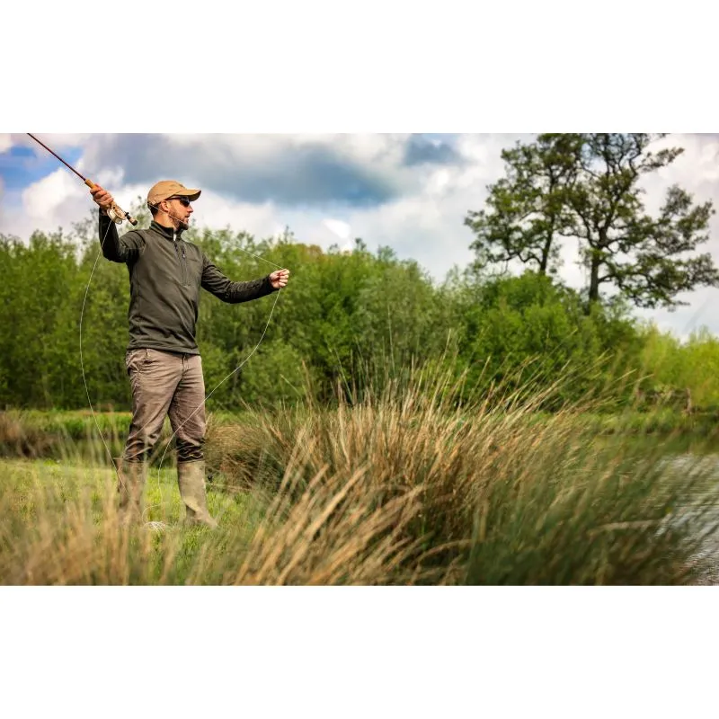 Schoffel Annan II Technical 1/4 Zip Mens Top - River Green