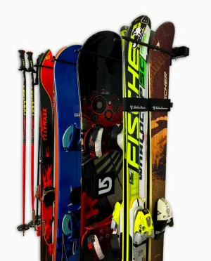 Ski Snowboard Rack - Vertical 10 pairs or 12 pairs