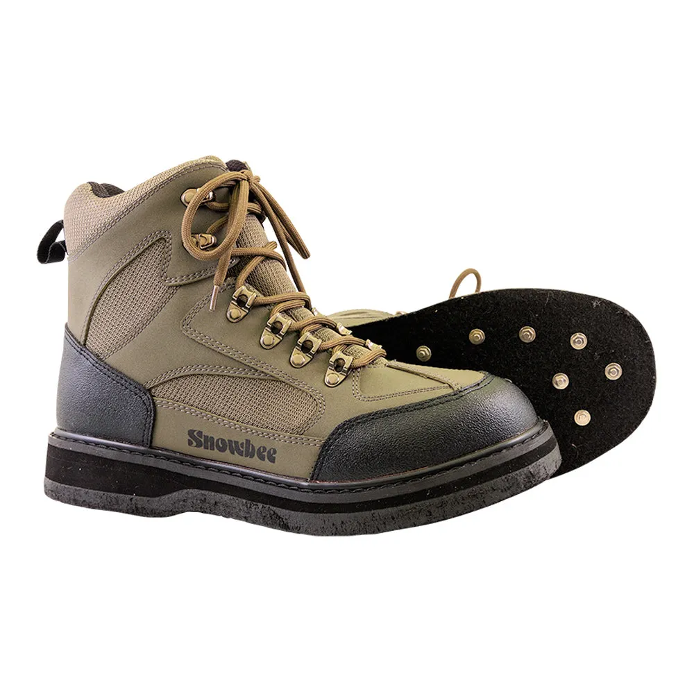 Snowbee Stream-Trek Wading Boots Studded Felt / Rubber Sole - 10