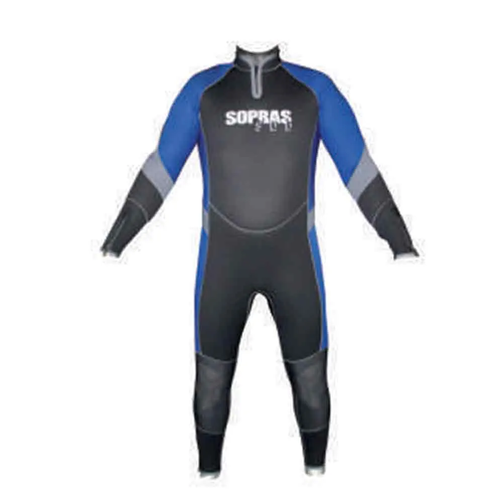 Sopras Sub Alaska Mens Semi-Dry Wetsuit 7mm (Size 3/Medium)