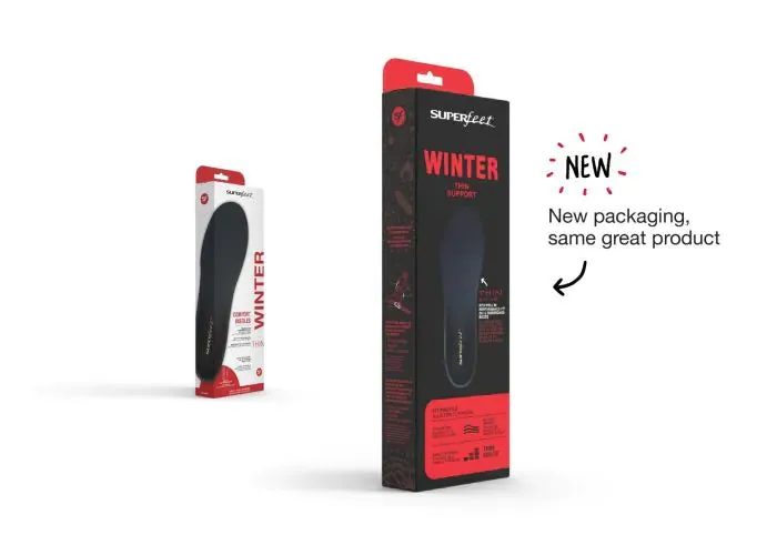 SuperFeet Winter Thin Insoles (Previously Named WINTER Comfort Thin)