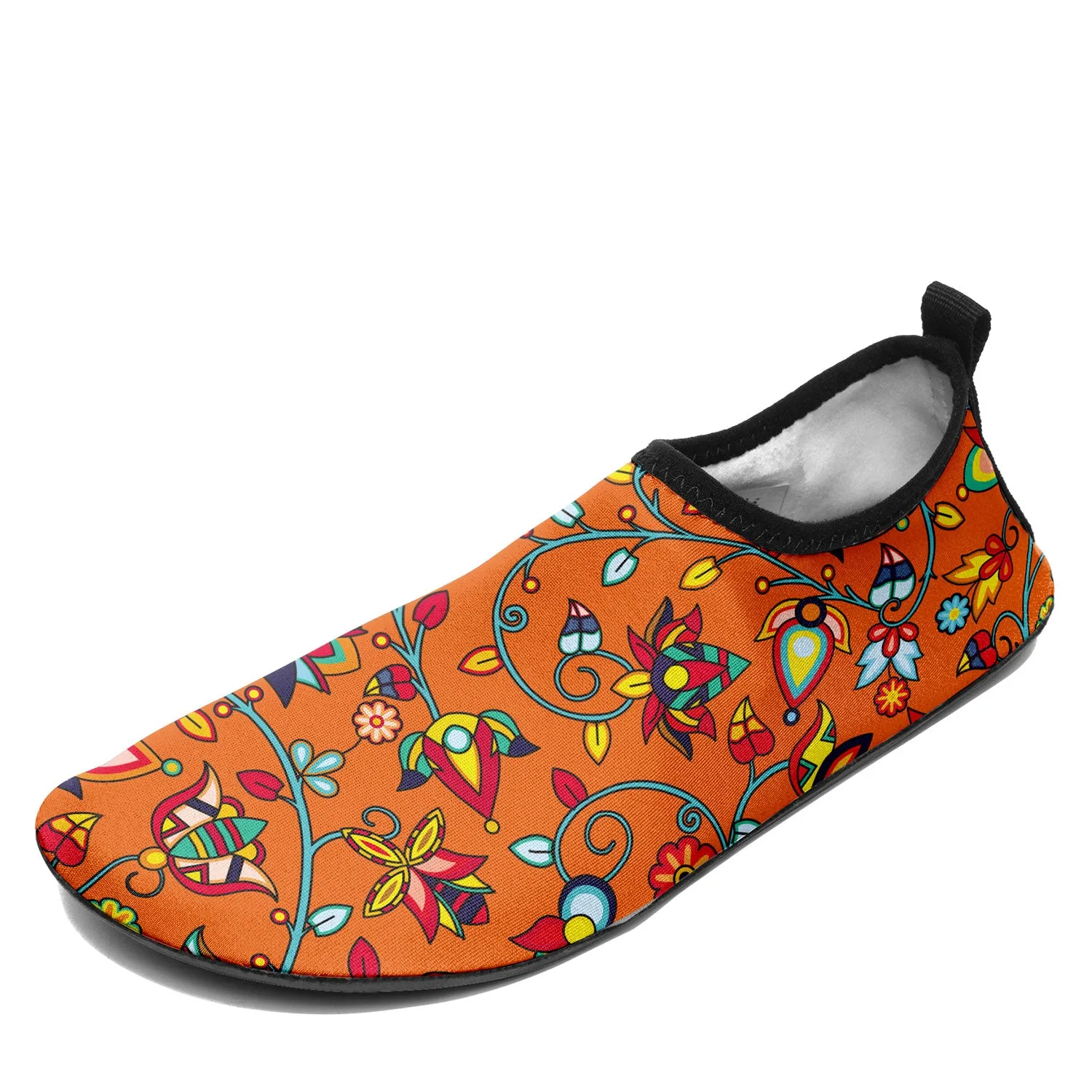 Thorny Path ECM Orange Kid's Sockamoccs Slip On Shoes