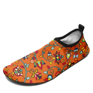 Thorny Path ECM Orange Kid's Sockamoccs Slip On Shoes