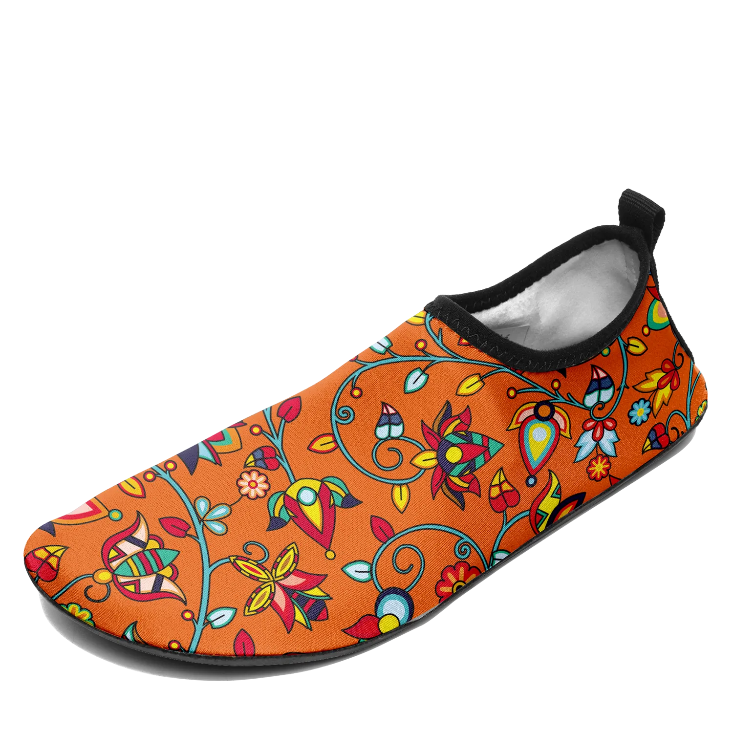 Thorny Path ECM Orange Kid's Sockamoccs Slip On Shoes