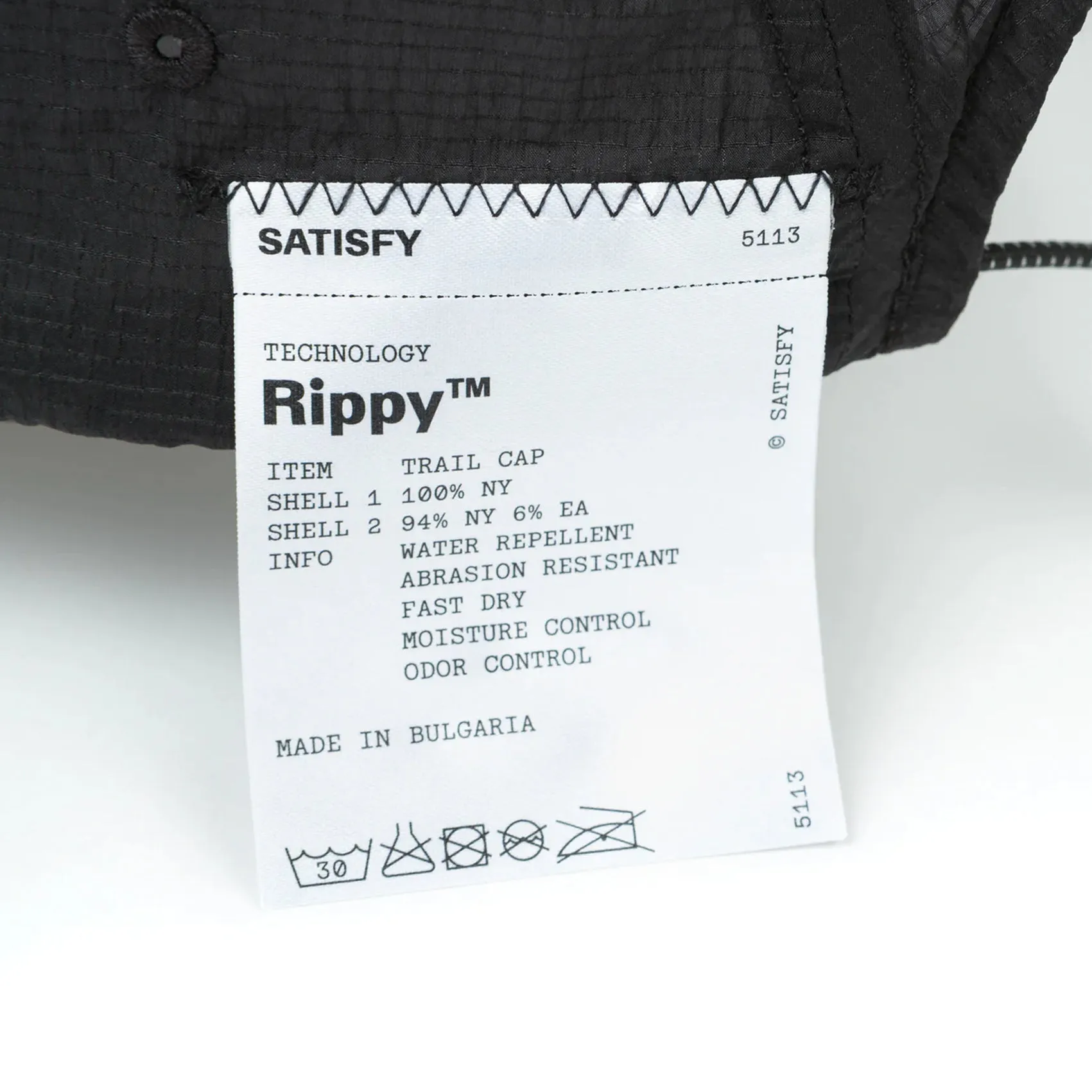 Unisex Satisfy Rippy Trail Cap