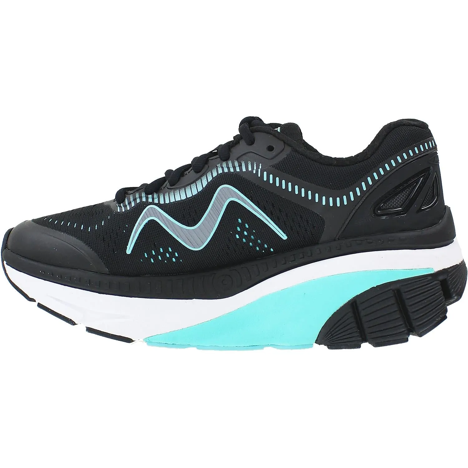 Women's MBT Zee 18 Black/Light Blue Mesh